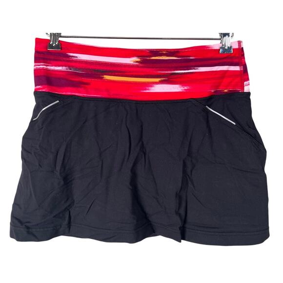 Athleta Size Medium Nylon Red Run Breathable Skort - Picture 1 of 6